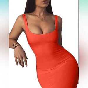Sexy Bodycon Tank Dress Sleeveless 
8059